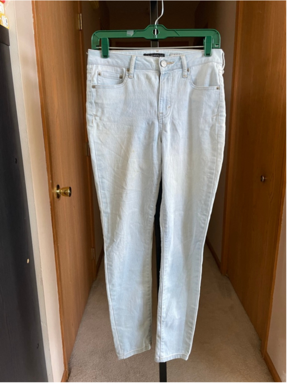 Women's Aeropostale Light Blue High Waisted Skinny Jeans Size 6